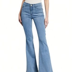 J Brand Valentina High Rise Flare Jeans